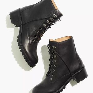 NWT Madewell Combat Boots